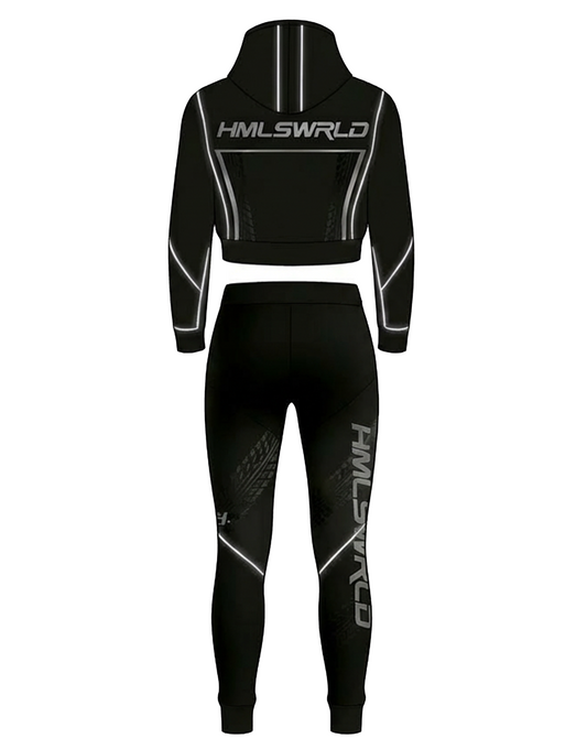 WOMEN CROPPED STEALTH SOFT SHELL TRACKSUIT