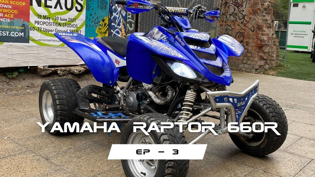 EP 3 - Just bought a Yamaha Raptor 660 first ride