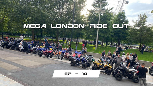 Mega quad bike ride out in London
