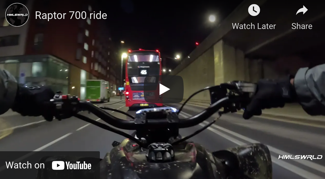 Raptor 700 ride – HMLSWRLD