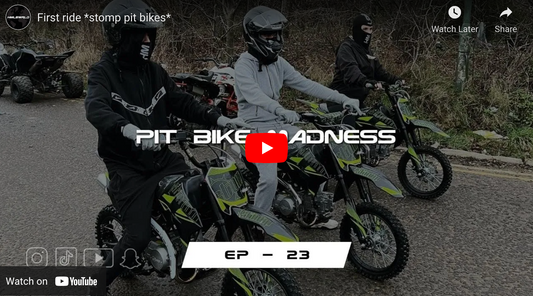 First ride *stomp pit bikes*