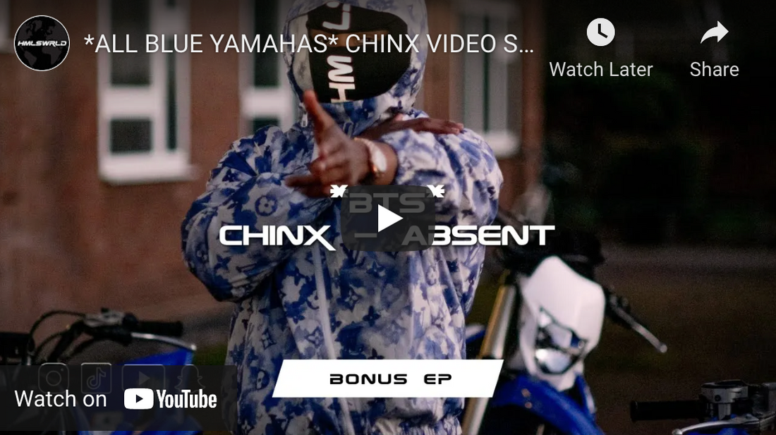 *ALL BLUE YAMAHAS* CHINX VIDEO SHOOT
