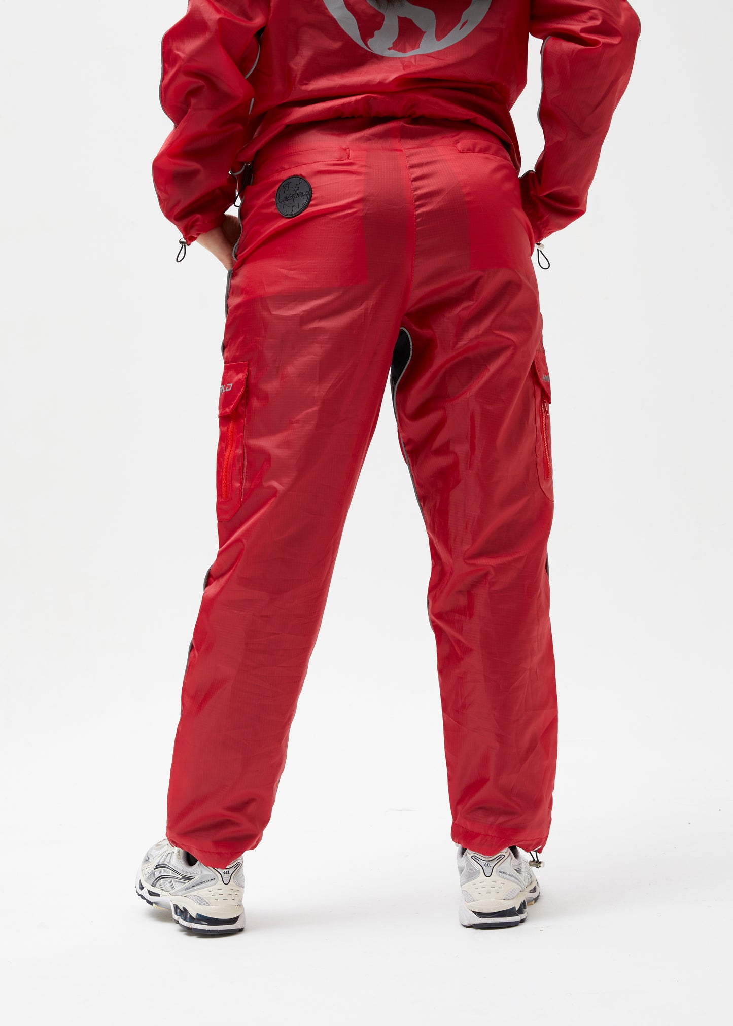 Red Windbreaker Tracksuit