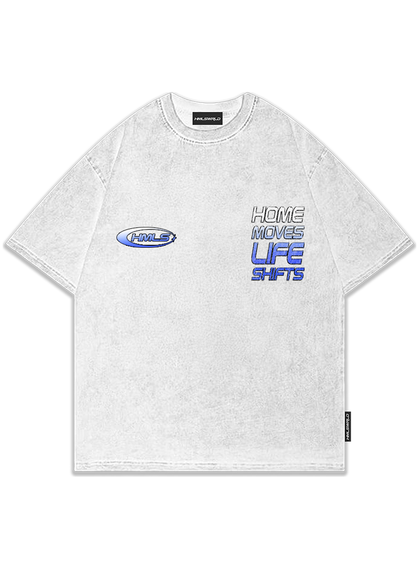 HOME MOVES LIFE SHIFTS T-SHIRT