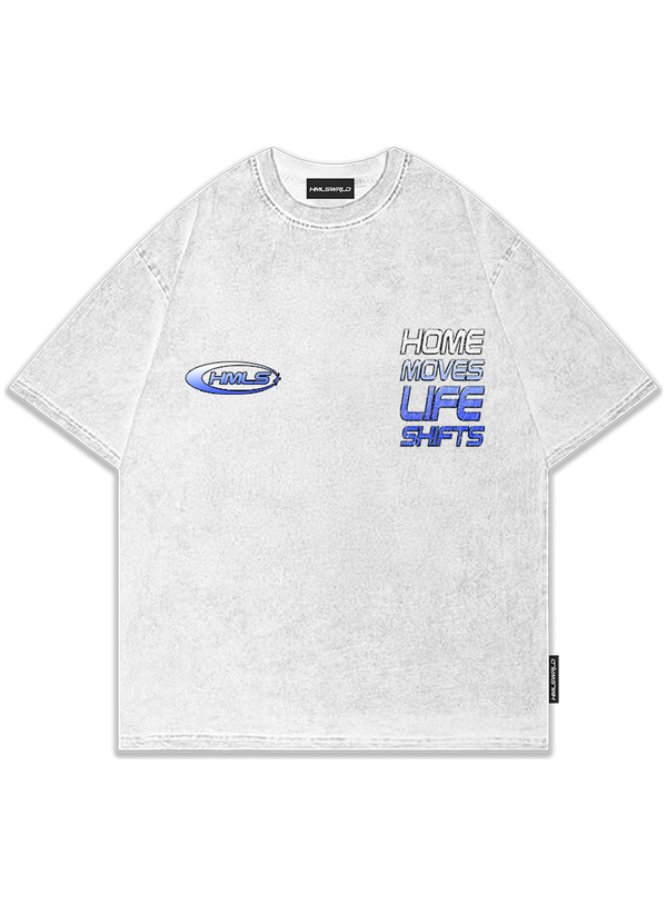 HOME MOVES LIFE SHIFTS T-SHIRT