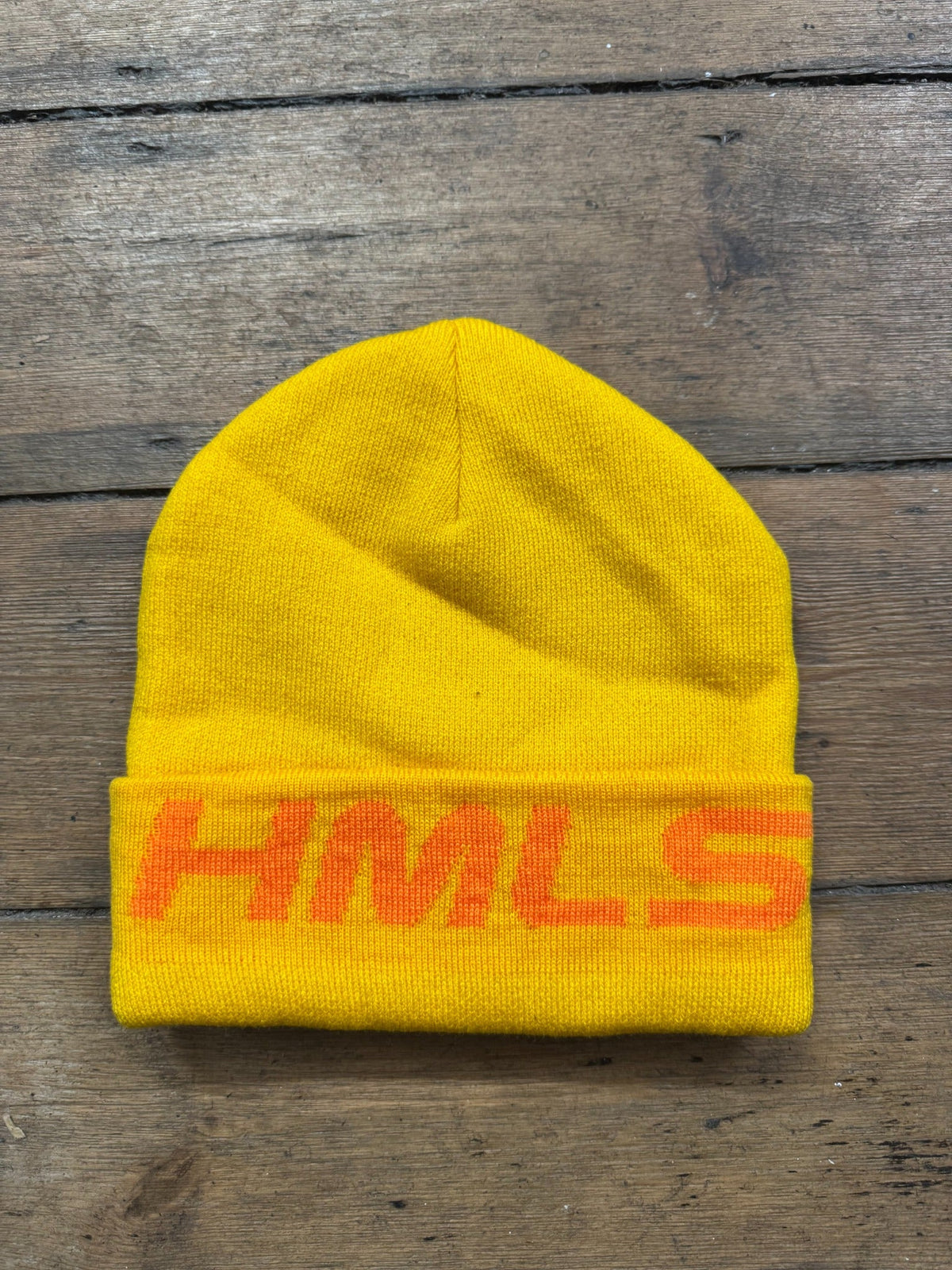 HMLSWRLD Utility Beanie – Yellow / Orange