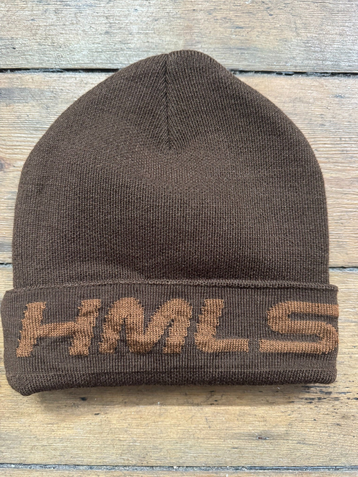 HMLSWRLD Utility Beanie – Brown / Tan