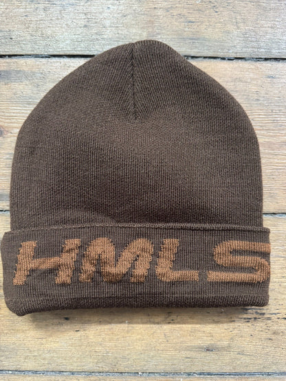 HMLSWRLD Utility Beanie – Brown / Tan