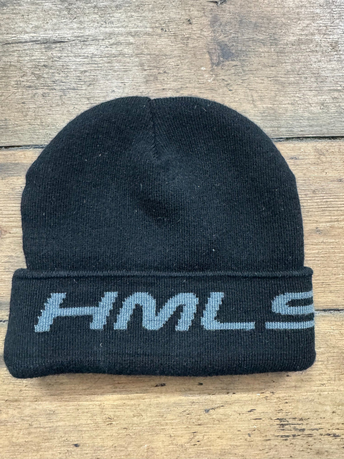 HMLSWRLD Utility Beanie – Black / Blue Grey