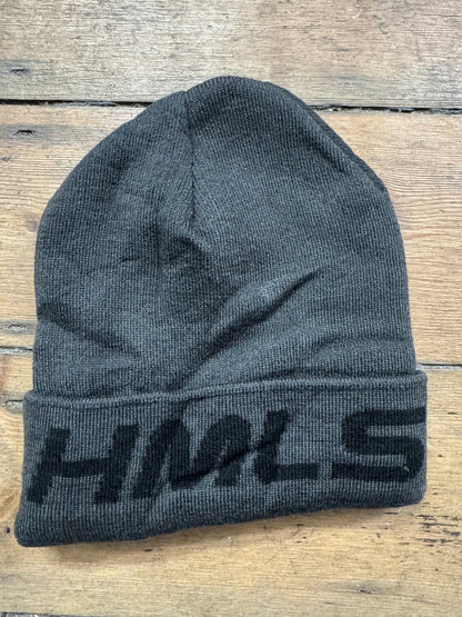 HMLSWRLD Utility Beanie – Charcoal / Black