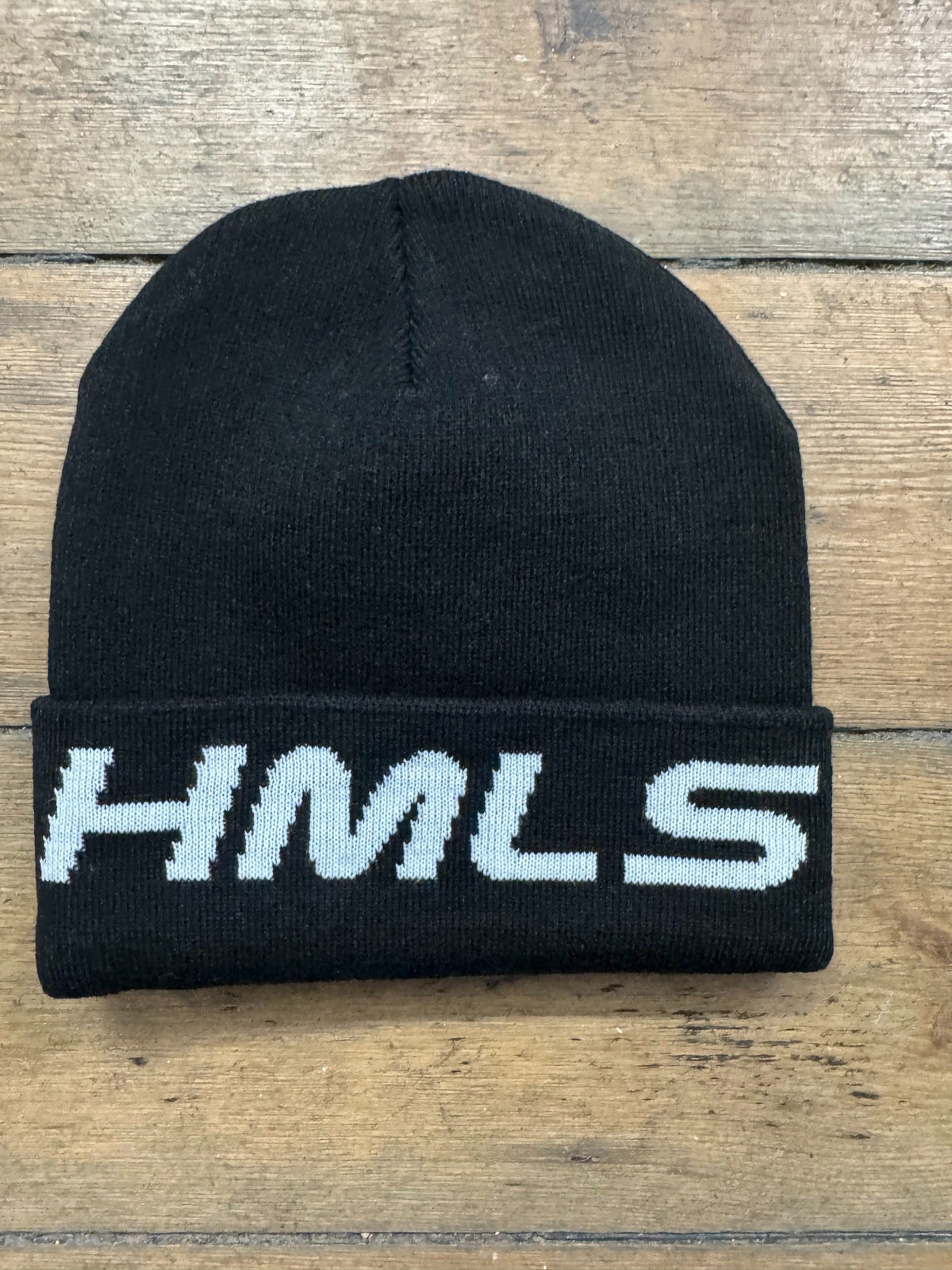 HMLSWRLD Utility Beanie – Black / White