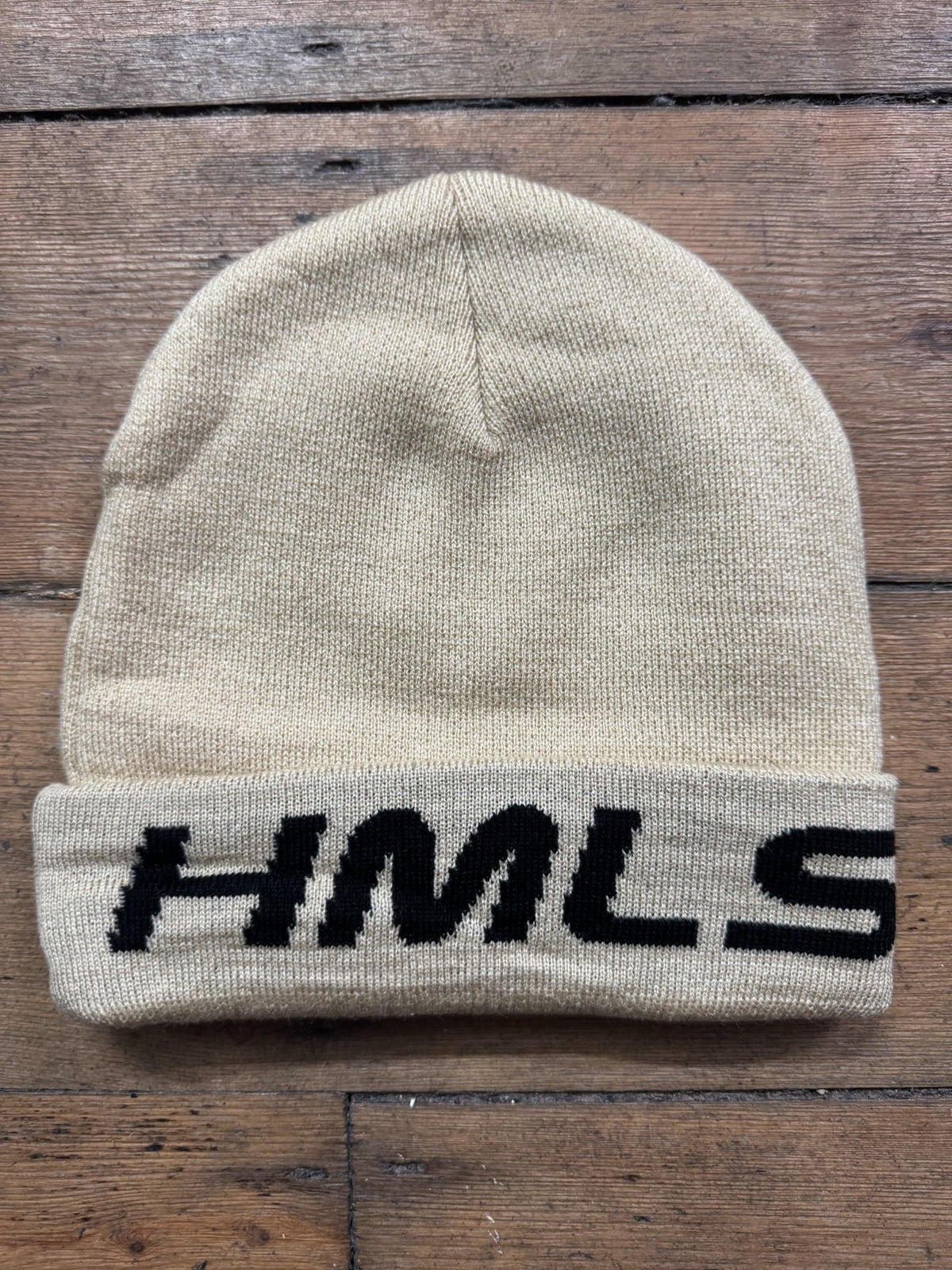 HMLSWRLD Utility Beanie – Stone / Black
