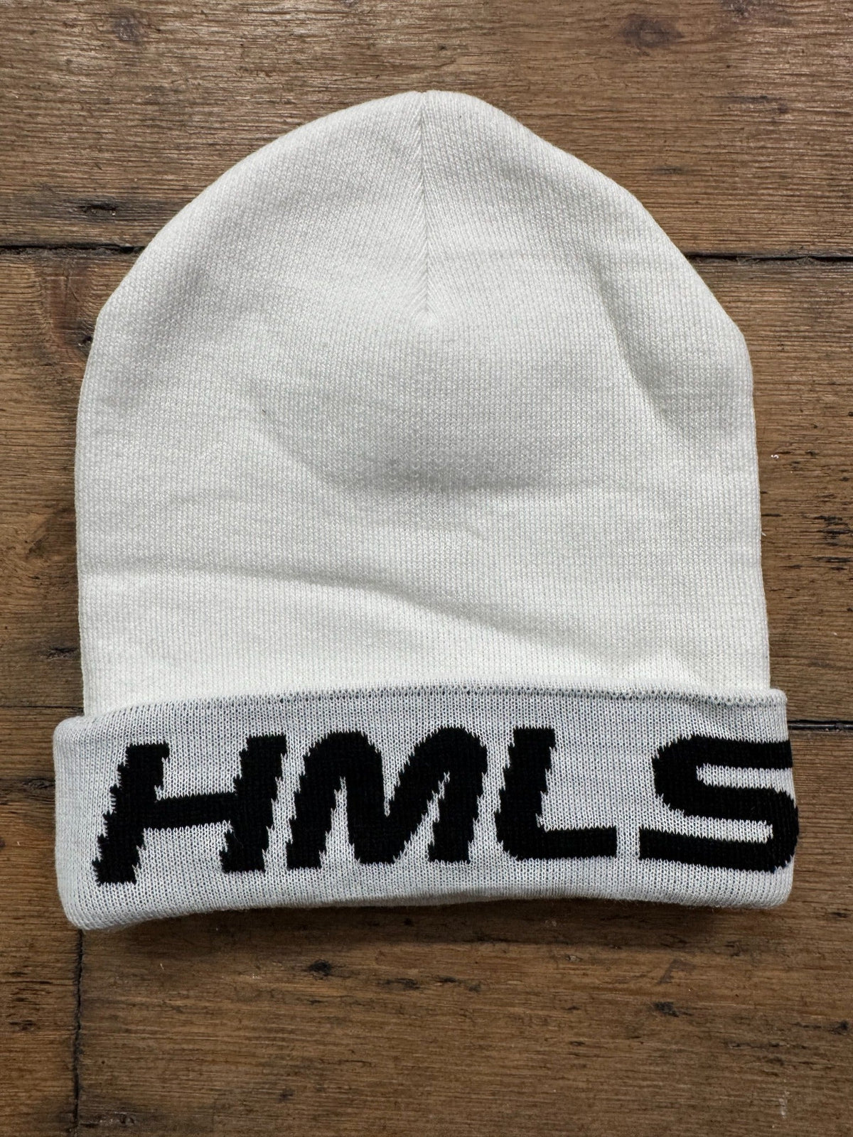 HMLSWRLD Utility Beanie – White / Black